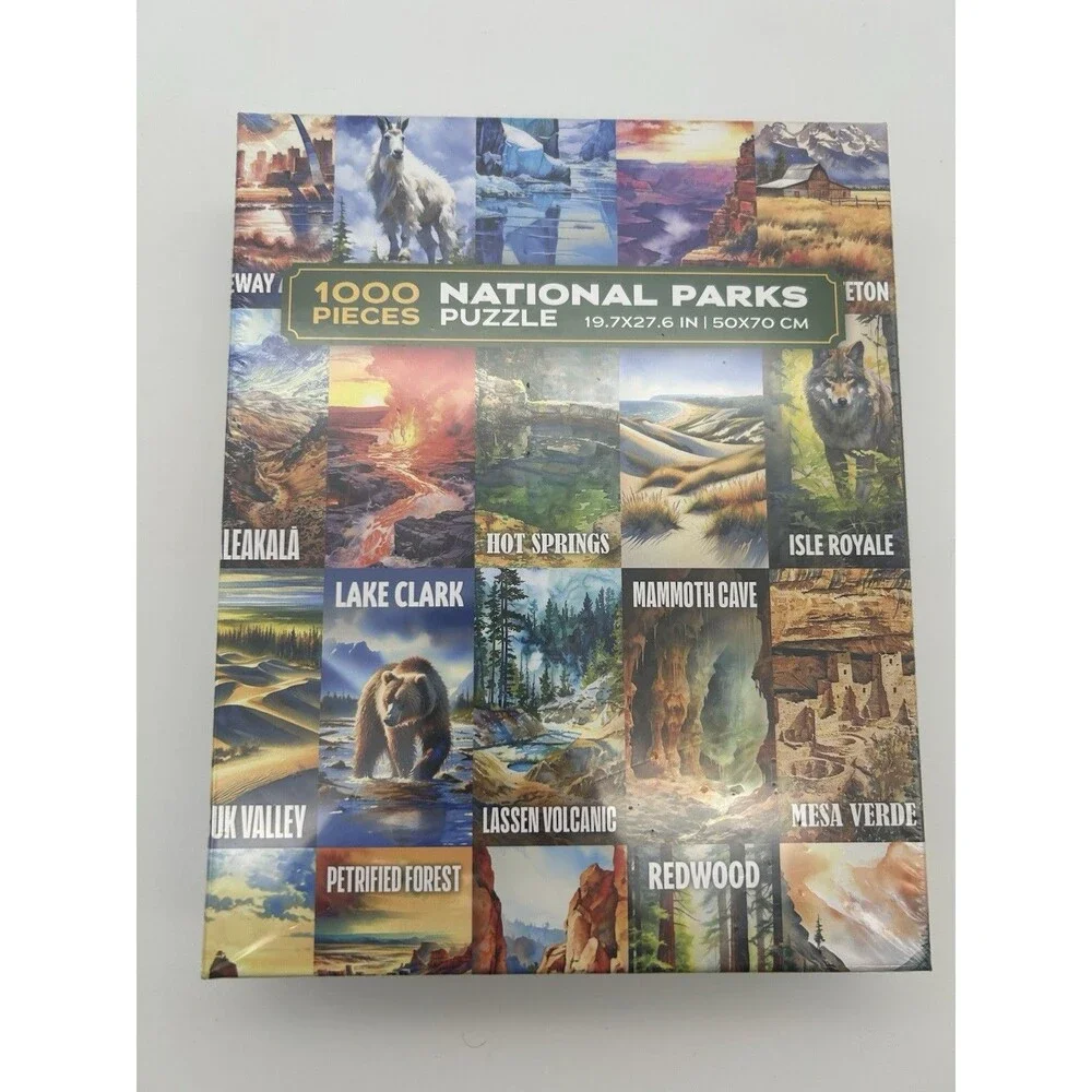 1000 Piece National Parks Puzzles for Adults - New